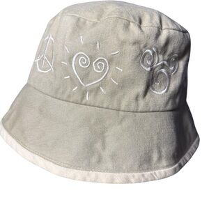 Vintage Walt Disney World Safari Bucket Khaki Hat 100% Cotton Mickey Mouse